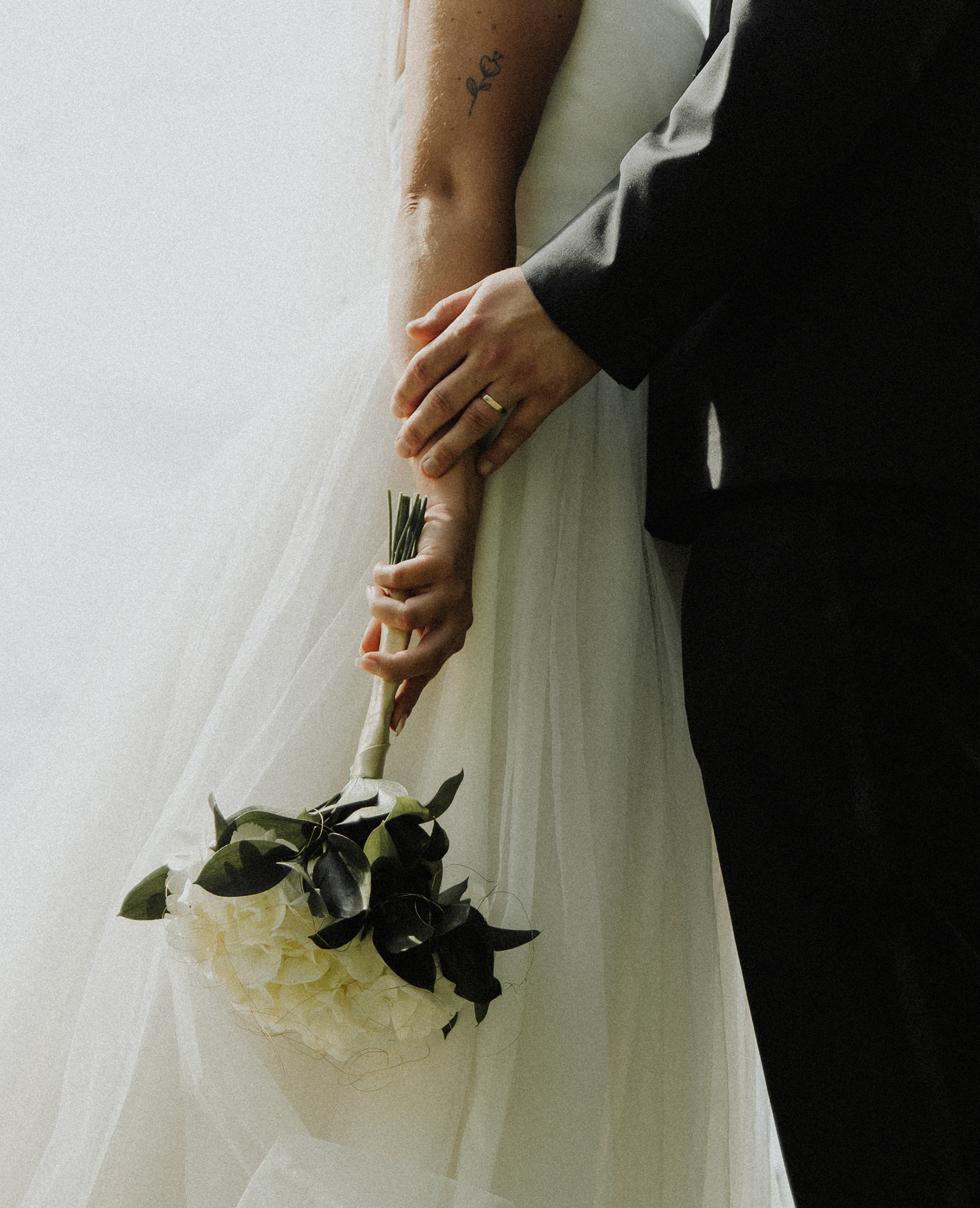 Wedding bouquet detail