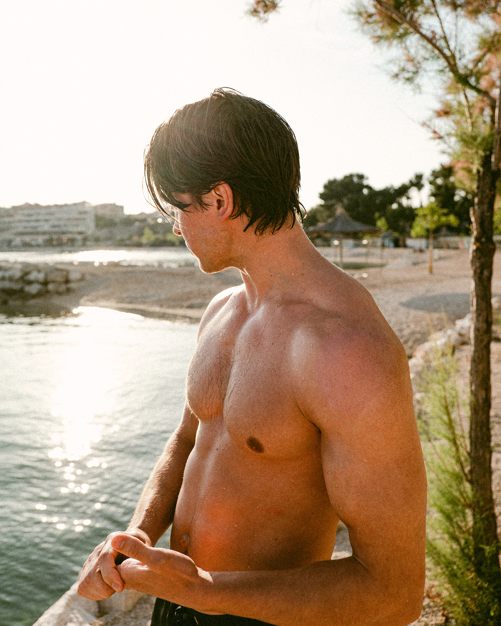 Portrait in golden hour