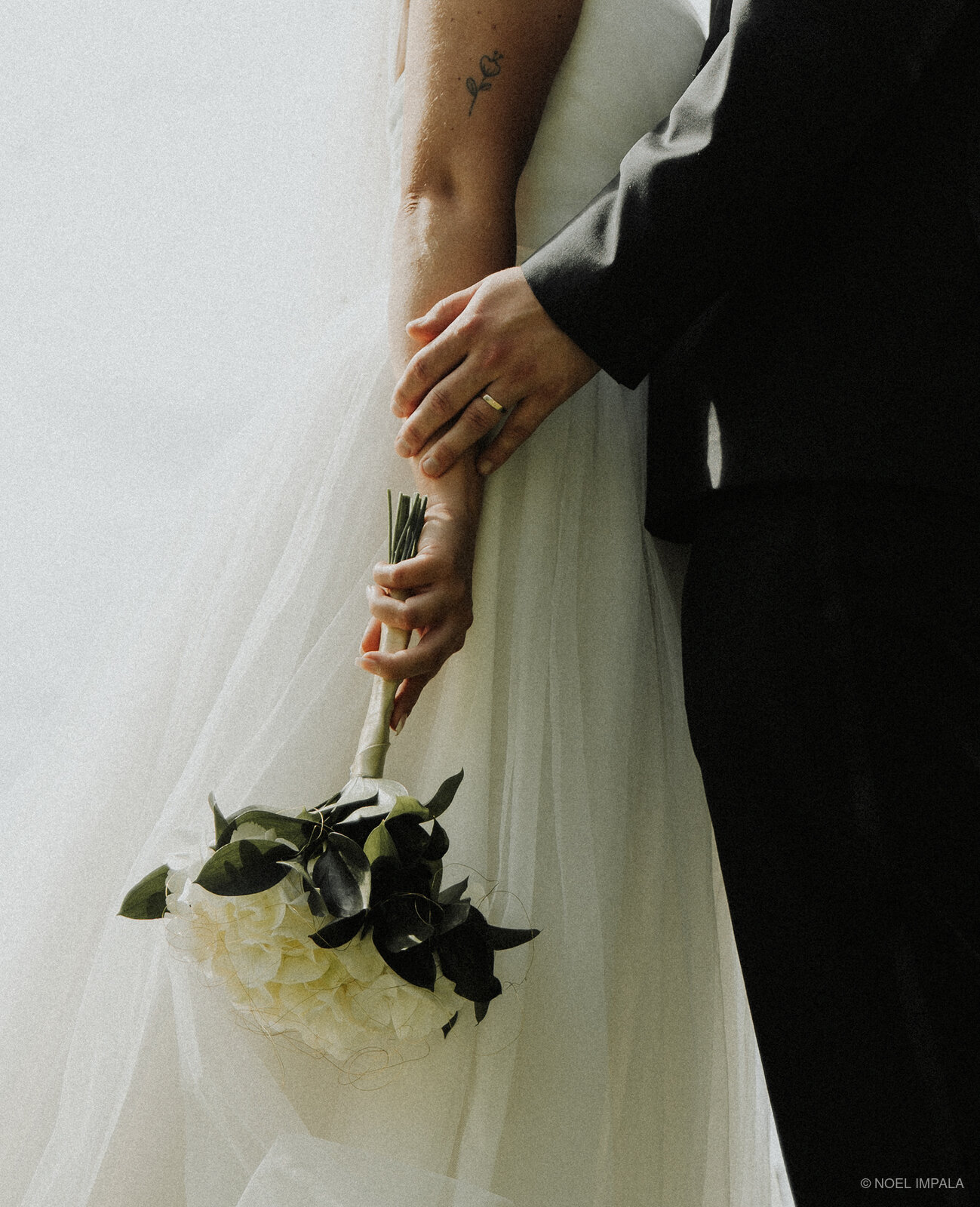 Wedding bouquet detail