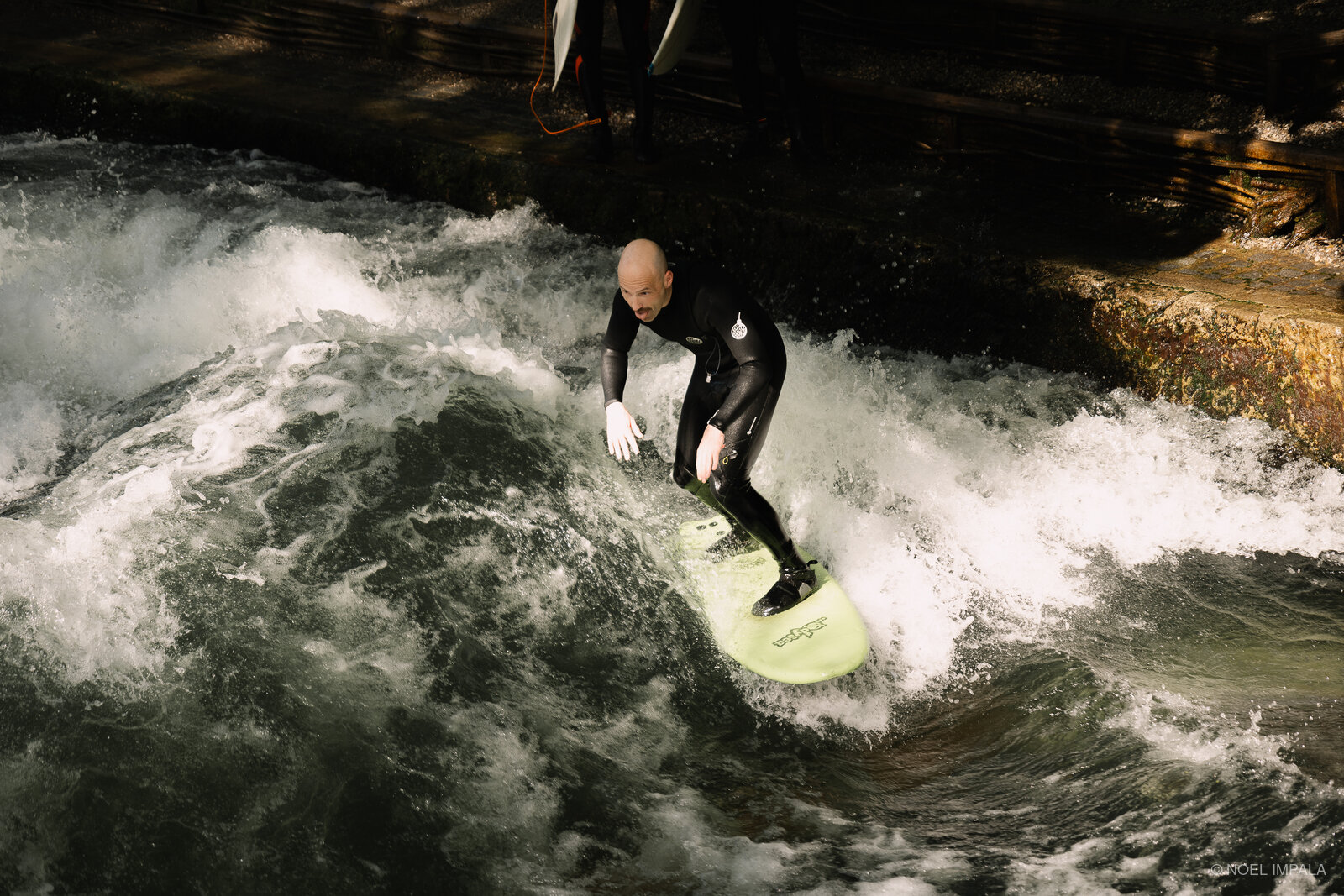 Surfer on Eisbach wave